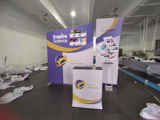 Stoisko reklamowe 10x10 20x10 wyświetla tło zewnętrzne dla stoiska wystawowego