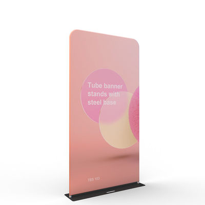 Lekkie 3 x 7,5-metrowe znaki z tkaniny naciągowej wyświetlają banery reklamowe typu pull-up