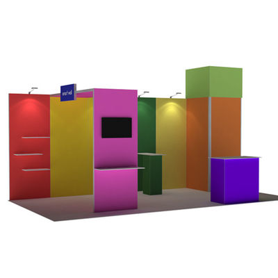3x3 3x4 3x5 Przenośne ściany stoisk targowych Modułowy system tkanin SEG