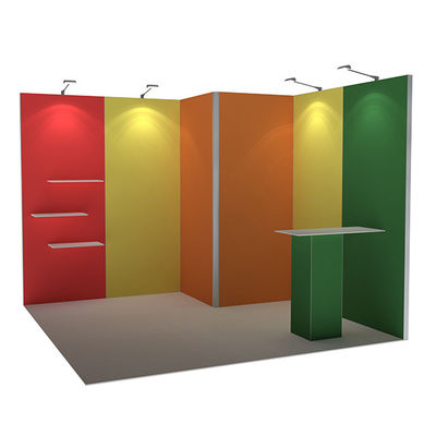 3x3 3x4 3x5 Przenośne ściany stoisk targowych Modułowy system tkanin SEG