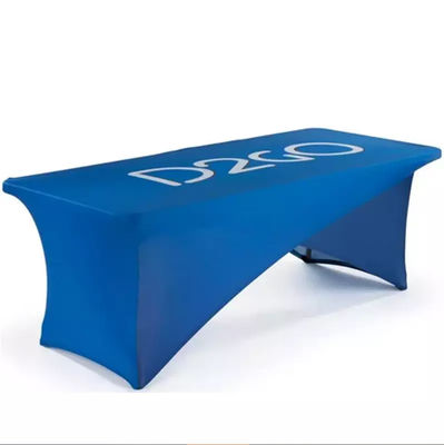 250G Poliester Pop Up Trade Show Rzut na stół Obrus ​​z logo ODM