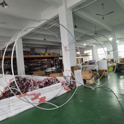 Zwężany okrągły składany wyskakujący wyświetlacz wystawowy Wiszący znak handlowy 60 cali