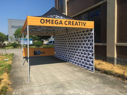 2x2m 10 na 10 Zewnętrzny namiot z baldachimem Pop Up Aluminiowa rama na targi