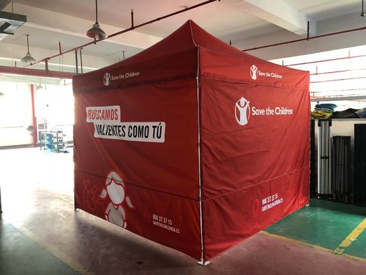 Druk transferowy 2,5x2,5 Namiot reklamowy z baldachimem Pop Up Przenośny baldachim zewnętrzny 8x8