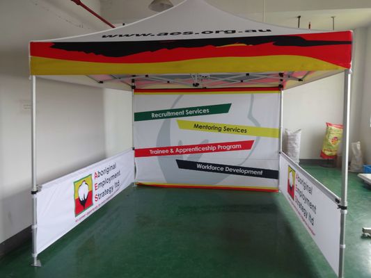 2x2m 10 na 10 Zewnętrzny namiot z baldachimem Pop Up Aluminiowa rama na targi