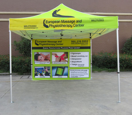 600D Poliester Stalowa rama Baldachim 10x10 Pop Up Trade Show Namioty Outdoor Marquee