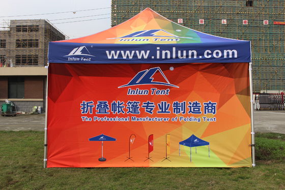 600D Poliester Stalowa rama Baldachim 10x10 Pop Up Trade Show Namioty Outdoor Marquee