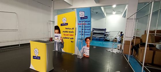 Aluminiowe modułowe stojaki wystawowe 10x30 Targi 10x10 Pop Up Booth