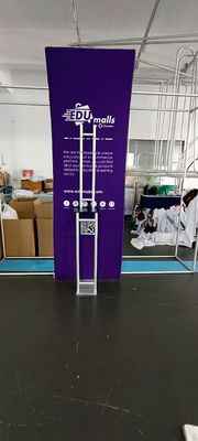 250 g / m2 PE Modułowy wyświetlacz wystawowy Podświetlany stojak na stoisko Oświetlenie 3X3