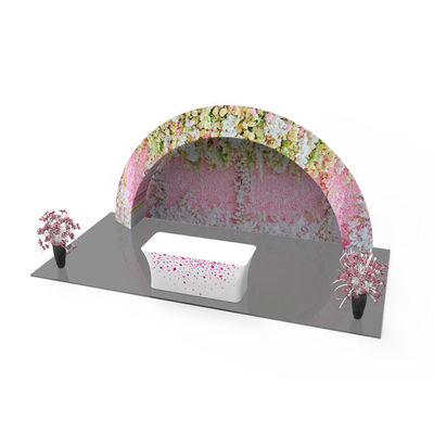 3D Triangular Archway Fabric Trade Show Booth Show Displays na wystawę