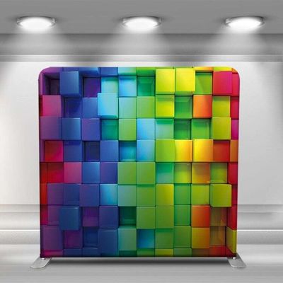 8x8 Photo Booth Backdrops Poszewka na poduszkę Tkanina naciągowa Elastyczna tkanina Wyświetlacz