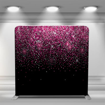 Stojak ślubny Aluminiowa tkanina naciągowa Photo Booth Tło 8 stóp